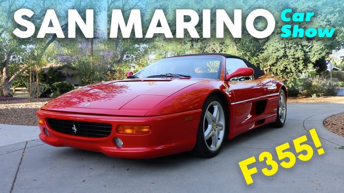 8th Annual San Marino Car Show in a Ferrari F355! Hello Road